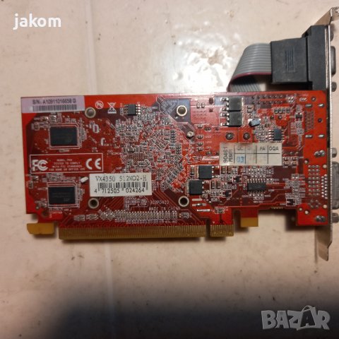 Продавам видеокарта ATI- VX4350 512MD2-H, снимка 2 - Видеокарти - 39376221