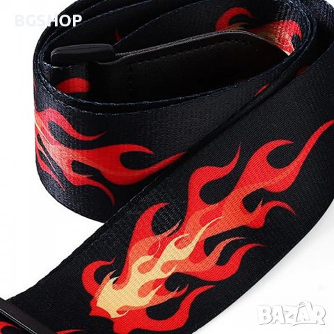 Колан за китара - Fire, снимка 2 - Китари - 37159762