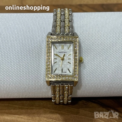 **НОВИ** Дамски луксозни часовници с инкрустирани кристали, снимка 6 - Дамски - 52887842