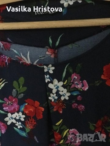 Красива рокля на цветя, лека еластичност, размер XXXL, без следи от употреба,, снимка 5 - Рокли - 40574392