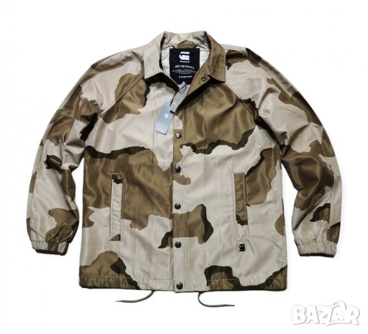 Ново и Намалено! G-Star Jacket Hedrove Coach All Over Camo Print Мъжко Яке