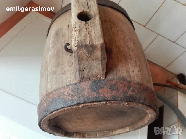 Стара глинена стомна , бъкел, чепкало за вълна , съдове., снимка 8 - Антикварни и старинни предмети - 32661756