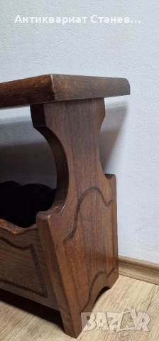 Масивна дъбова поставка за вестници, снимка 13 - Декорация за дома - 52619296