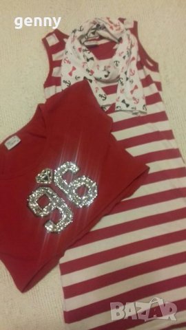 2лв!Разпродажба!Рокличка 2в1 и подарък шалче/134 см., снимка 4 - Детски рокли и поли - 27604962