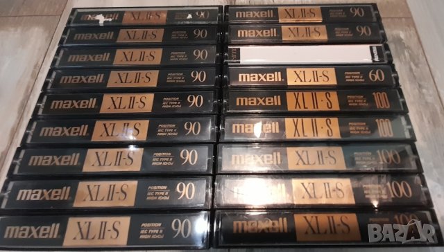 Лот от 18 бр хромни касети Maxell XLII S90 / S100 / S60, снимка 4 - Аудио касети - 43062430
