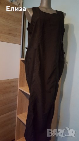 Макси черна спортна рокля XL свободна кройка