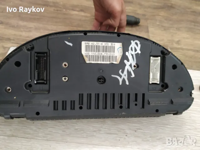 Километраж , BMW 5 Series E39 , 62118372359 , VDO 240KMH 110008735025, снимка 6 - Части - 47558318