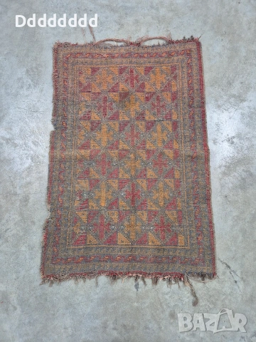 Стар молитвен Персийски килим, снимка 7 - Антикварни и старинни предмети - 53292847