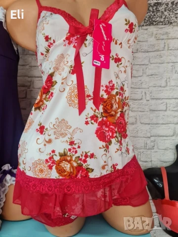 Дамски пижами потник и къси панталонки 