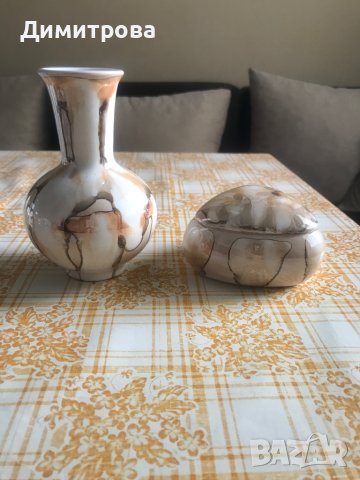 Комплект кутия за бижута и ваза