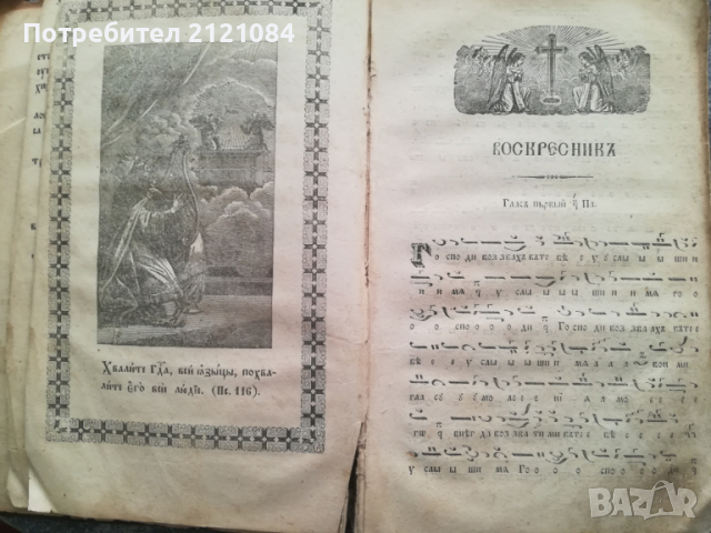 Воскресник Или Черковно Въсточно Песнопение/ Т.Икономов 1872, снимка 10 - Специализирана литература - 36480239