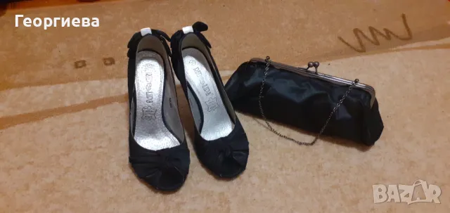 Абитуриентски обувки с чанта