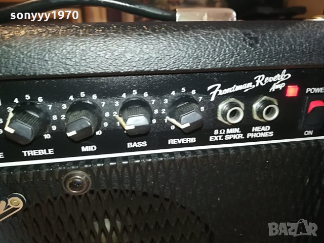 fender frontman reverb amplifier-внос germany-34х30х18см, снимка 9 - Китари - 28338733