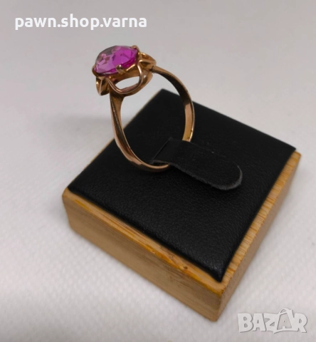 Стар златен пръстен – съветско злато, 583, снимка 4 - Пръстени - 51780892