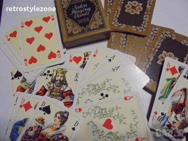 № 8436 Колекционерско тесте карти Salon Playing Cards №66   
