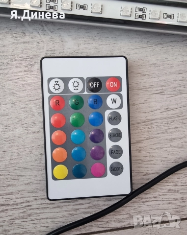 LED лампа с сменяеми цветове, снимка 4 - Лед осветление - 52806486