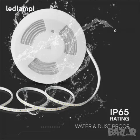 LED лента 2835 220V IP65 120LED Неутрално Бяла Светлина 10m/ролка, снимка 4 - Лед осветление - 47719054