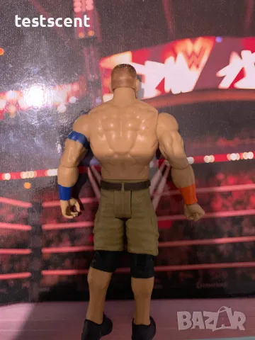 Екшън фигура WWE John Cena Джон Сина Mattel Basic Khaki Shorts Red Bands figure играчка, снимка 7 - Колекции - 48831124