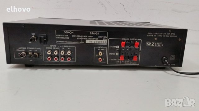 Ресивър Denon DRA-35, снимка 3 - Ресийвъри, усилватели, смесителни пултове - 28858676