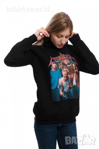 Нов дамски суичър с трансферен печат на музикалната група METALLICA, снимка 7 - Суичъри - 37007241