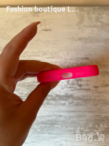 Кейс / калъф за айфон 13 про макс чисто нов цикламено розов материала гума силикон 🩷🩷🩷🩷, снимка 5 - Калъфи, кейсове - 52088836