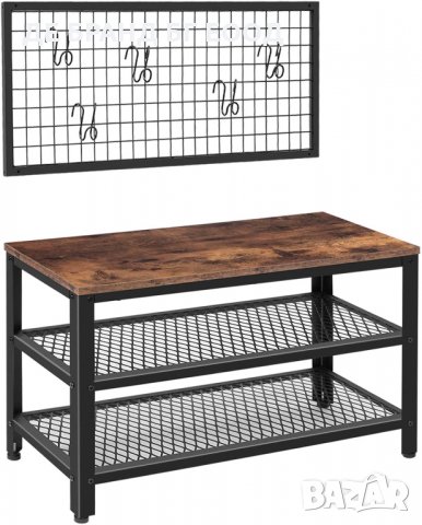 ПРОМОЦИЯ Закачалка / Портманто / Етажерка за антре BF27MT01