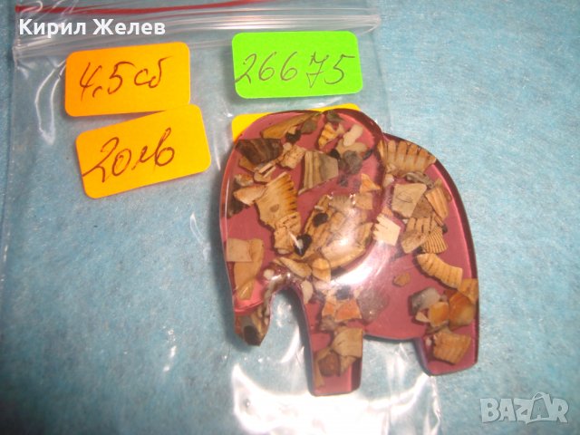 МОДНА АРТ БРОШКА - СЛОНЧЕ СМОЛА и МИДИЧКИ 26675, снимка 5 - Други - 34777473