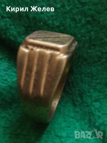 Пръстен стар бронзов 8981, снимка 2 - Колекции - 33371090