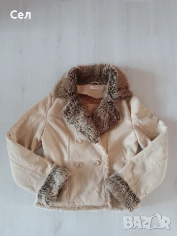 Топло меко бежово палтенце Orsay M