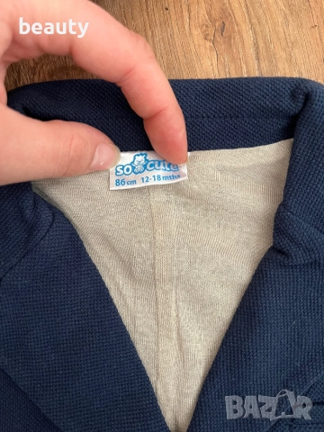 Детски костюм панталон и сако , снимка 2 - Комплекти за бебе - 52063549