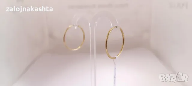 Нови Златни обеци-2,61гр/14кр, снимка 4 - Обеци - 49315667