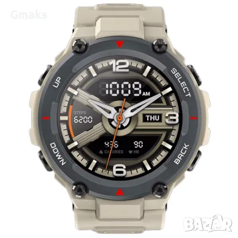 Smartwatch Xiaomi Amazfit T-REX - Khaki, снимка 6 - Смарт гривни - 49268531