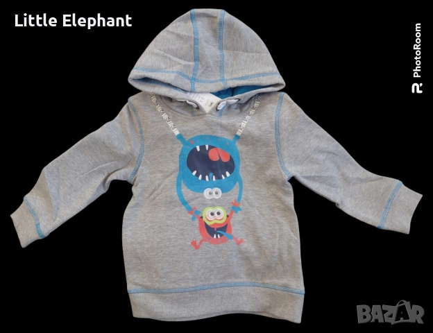 Суитчер за 2-3 г момченце чудовища 3D,колекция"Animals",Англия/нов, снимка 1