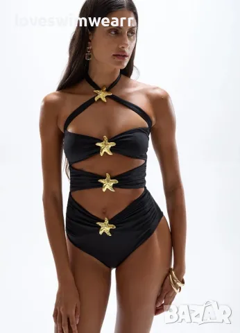 Цял бански със звезди от две части, снимка 3 - Бански костюми - 48322572