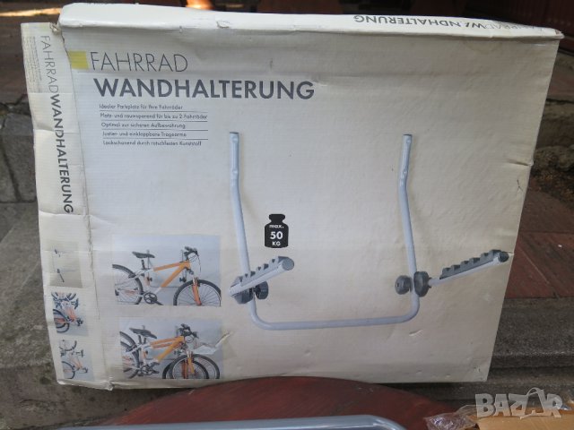 Стойка за колело за стена, за 2 велосипеда,нова , снимка 3 - Велосипеди - 38213141