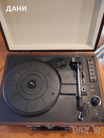 грамофон, вълшебно куфарче с презапис от него на флашка , блутут.Изход към усилвател, снимка 6 - Грамофони - 52647561