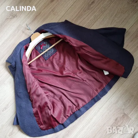 Silvian Heach елегантно лилаво палто с колан, снимка 5 - Палта, манта - 49633831