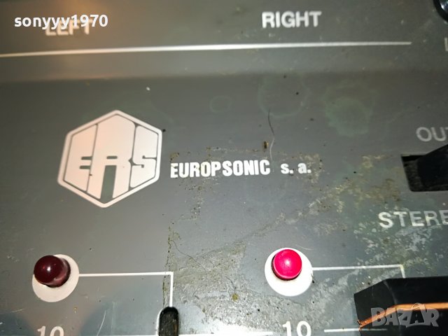 ретро аудио миксер от франция 2907221834L, снимка 6 - Ресийвъри, усилватели, смесителни пултове - 37536305