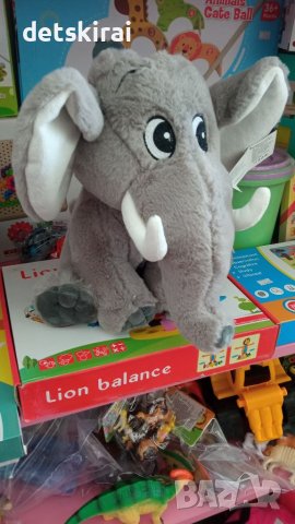 Плюшен слон - мамут