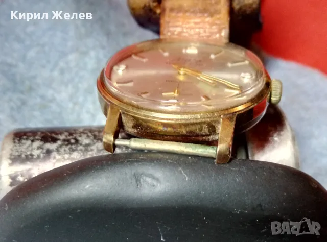 MELBA 17 RUBIS WEHRMACHTSWERK INCABLOC SWISS MADE Стар ЧАСОВНИК с 10 МИКРОНА ПОЗЛАТА РАБОТЕЩ 48698, снимка 10 - Антикварни и старинни предмети - 48074542