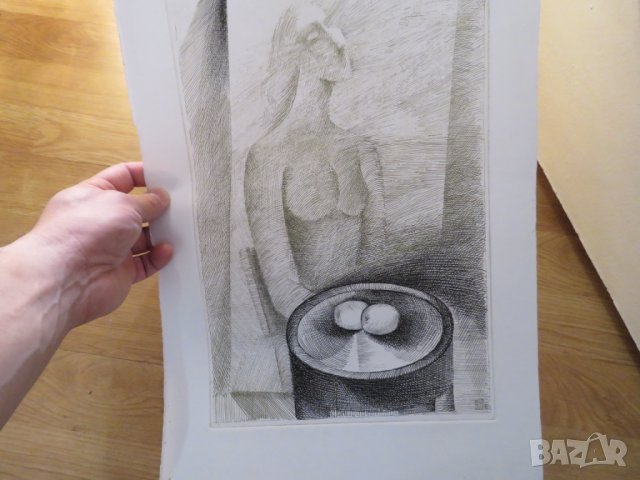 картина Красота и изкушение  за един мъж - две ябълки или красивите женски гърди - 18+, снимка 4 - Картини - 26690034