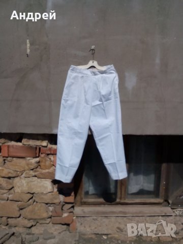 Стар бял работен панталон, снимка 1 - Други ценни предмети - 28354999