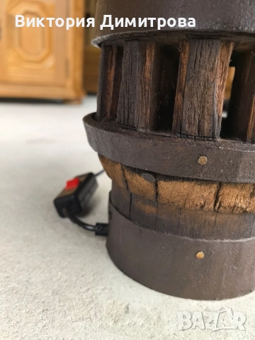 Ретро индустриална лампа, снимка 8 - Настолни лампи - 53586724