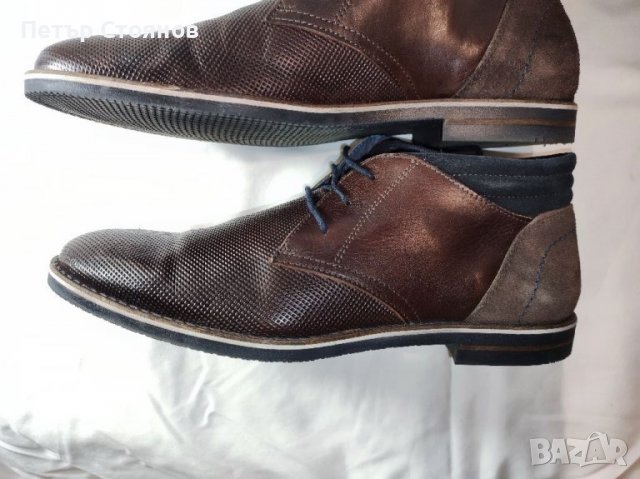 Елегантни мъжки клакрове от естествена кожа OLIVER JACOB №43, снимка 8 - Мъжки боти - 36762266
