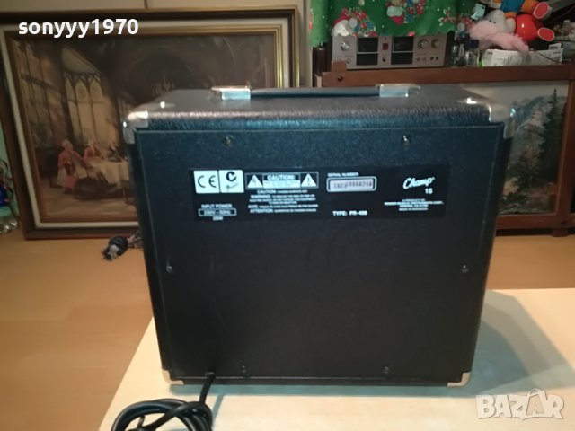 CHAMP 15 GUITAR AMPLIFIER-ВНОС SWISS  0707221125L, снимка 14 - Ресийвъри, усилватели, смесителни пултове - 37314953