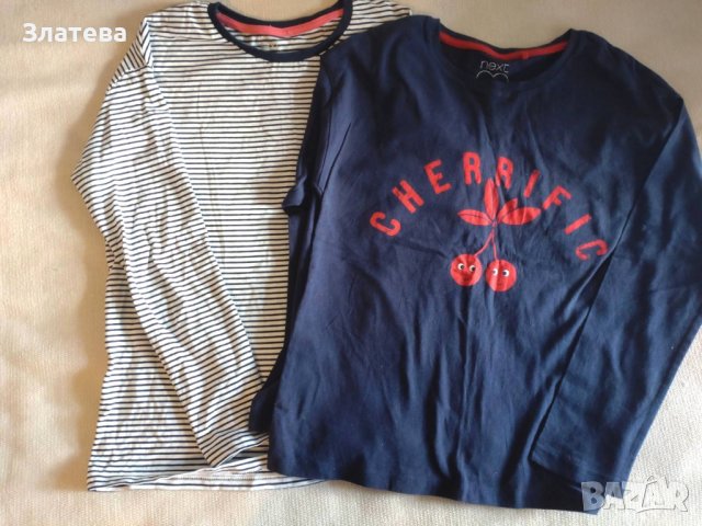 3 блузки с дълъг ръкав за ръст 146-152 см, снимка 2 - Детски Блузи и туники - 43110798