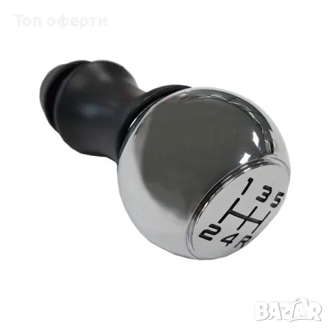 Топка за скоростен лост съвместима с Peugeot  Citroen - 5 скорости - хром, снимка 2 - Аксесоари и консумативи - 48695892