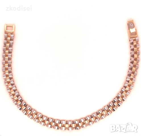 Златна мъжка гривна Rolex 10,10гр. 19,5см. 14кр. проба:585 модел:34597-1