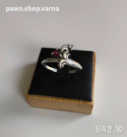 Ново сребърно пръстенче с фианити – проба 925