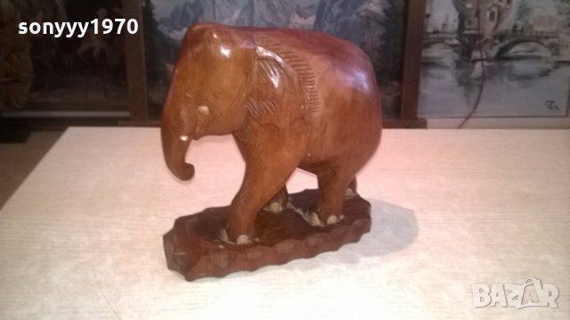 ГОЛЯМ МАСИВЕН СЛОН-ВНОС ШВЕИЦАРИЯ, снимка 4 - Антикварни и старинни предмети - 27409753